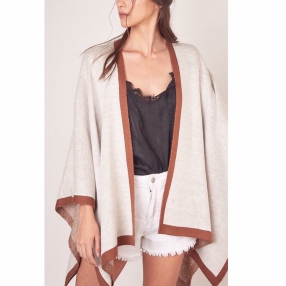 ❗️ONE LEFT❗️Bonfire Beach Poncho Cardi Duster